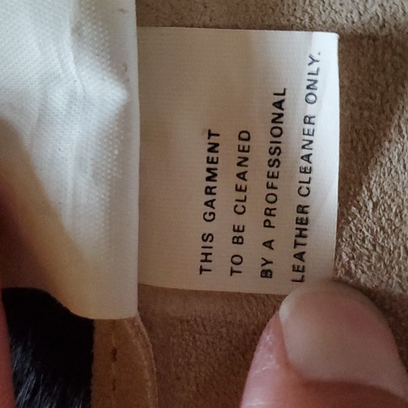 Vintage HB Native American Indian Leather Fringe Halter Crop Top. - Picture 6 of 6